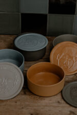 Ziel van de Maker schaal met deksel