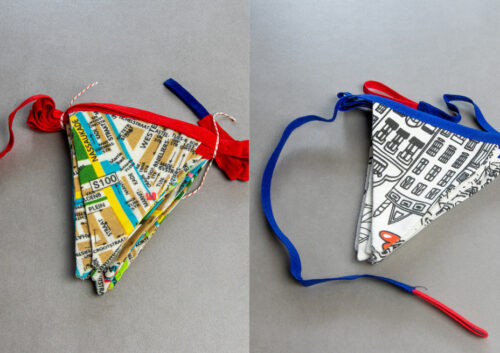 Feest vlaggetjes Amsterdam (S)