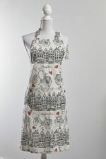 Keukenschort Amsterdamse fiets of plattegrond (volwassene) - Afbeelding 4