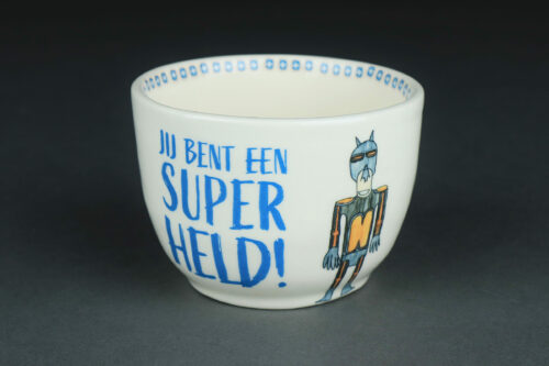 Superhelden servies theemok