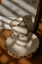 Gouden randje set (twee kopjes en twee bordjes) - Afbeelding 2