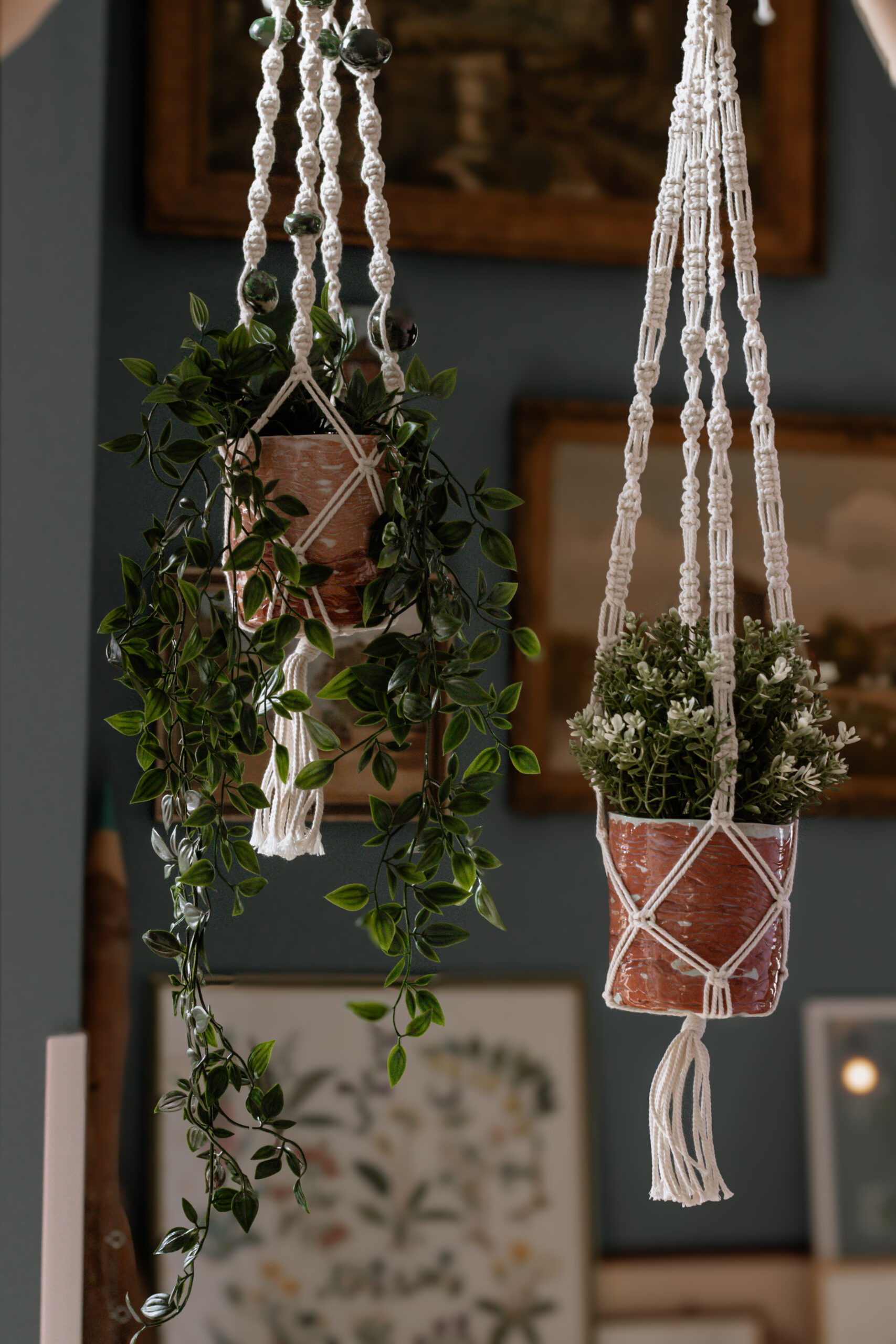 macramehanger Macrame hanger met potje - Afbeelding 1